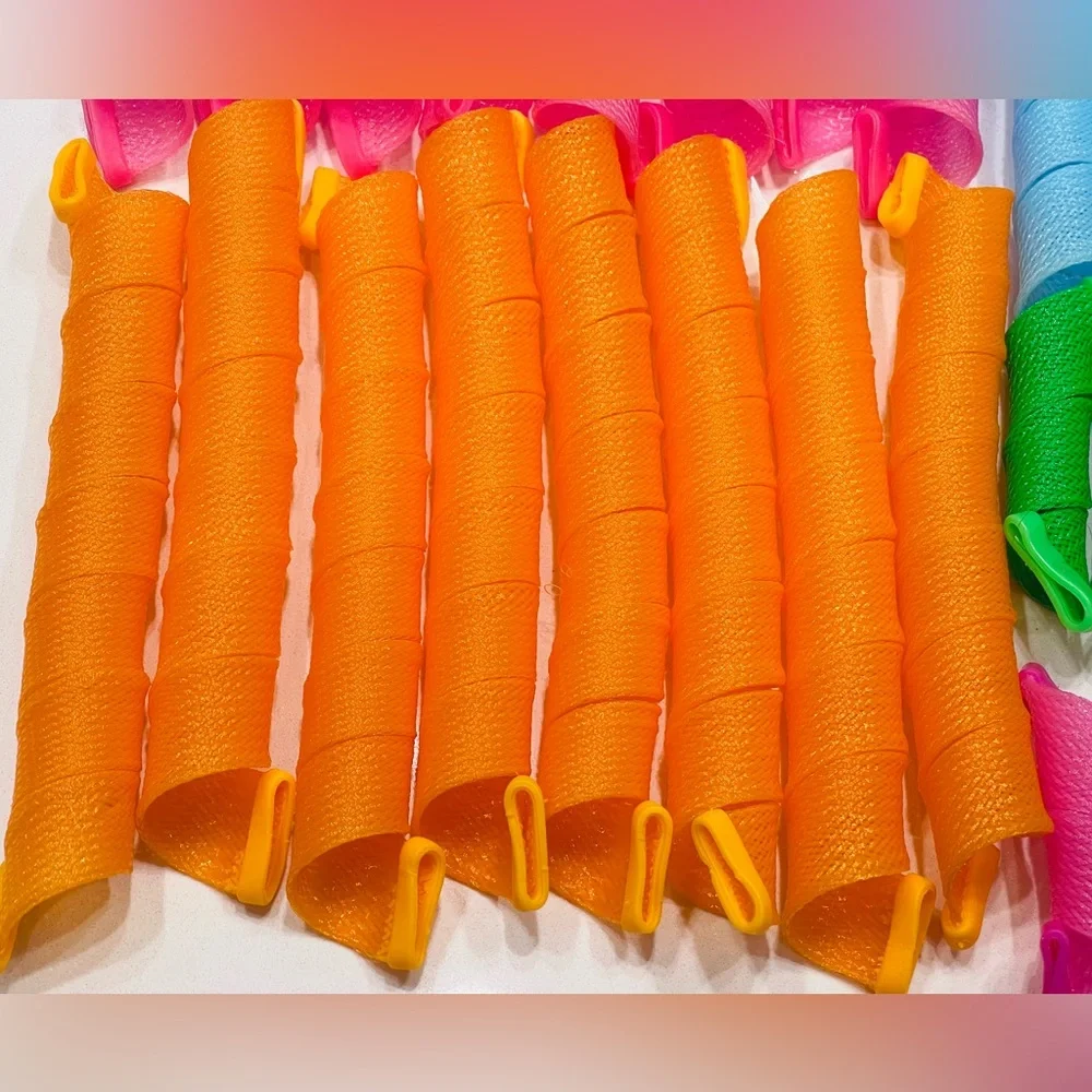 PRICE ⬇️ 50 Heatless Spiral Curlers Set LIKE NEW! - Picture 5 of 16